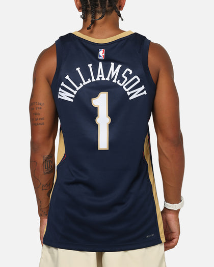 Nike Zion Williamson New Orleans Pelicans #1 Icon Edition 2022/23 Nike Dri-Fit NBA Swingman Jersey College Navy