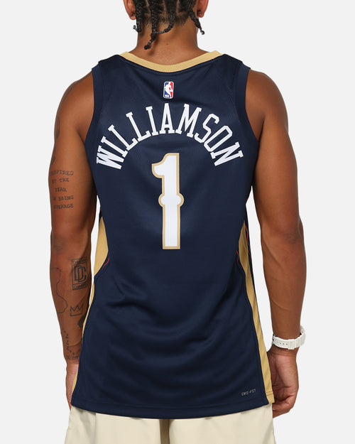 Nike Zion Williamson New Orleans Pelicans #1 Icon Edition 2022/23 Nike Dri-Fit NBA Swingman Jersey College Navy