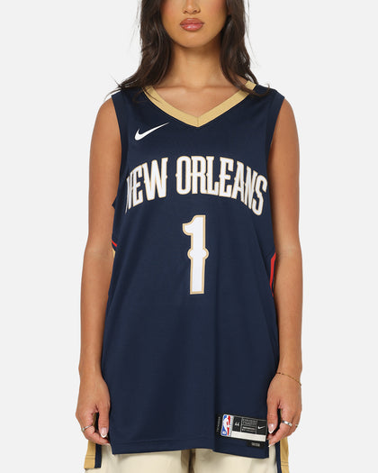 Nike Zion Williamson New Orleans Pelicans #1 Icon Edition 2022/23 Nike Dri-Fit NBA Swingman Jersey College Navy