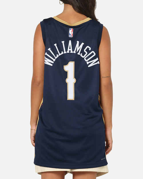 Nike Zion Williamson New Orleans Pelicans #1 Icon Edition 2022/23 Nike Dri-Fit NBA Swingman Jersey College Navy