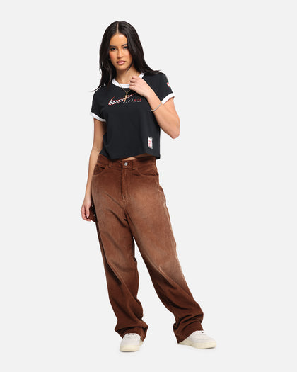 Nike Women's Sportswear Club Moto T-Shirt Black