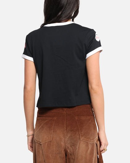 Nike Women's Sportswear Club Moto T-Shirt Black