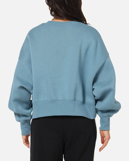 Nike Women's Nike Sportswear Style Fleece Over-Oversized Crewneck Smokey Blue/Sail