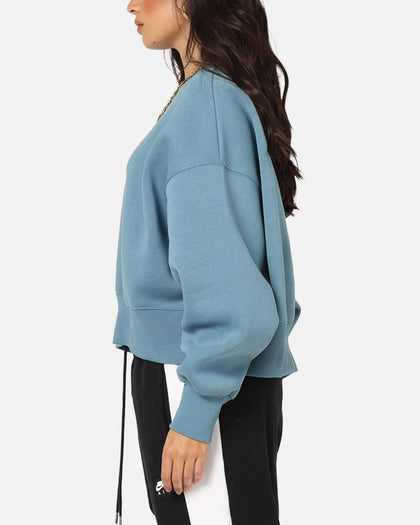 Nike Women's Nike Sportswear Style Fleece Over-Oversized Crewneck Smokey Blue/Sail