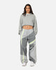 Nike Women's Sportswear Full-Zip Cropped French Terry Hoodie Grey