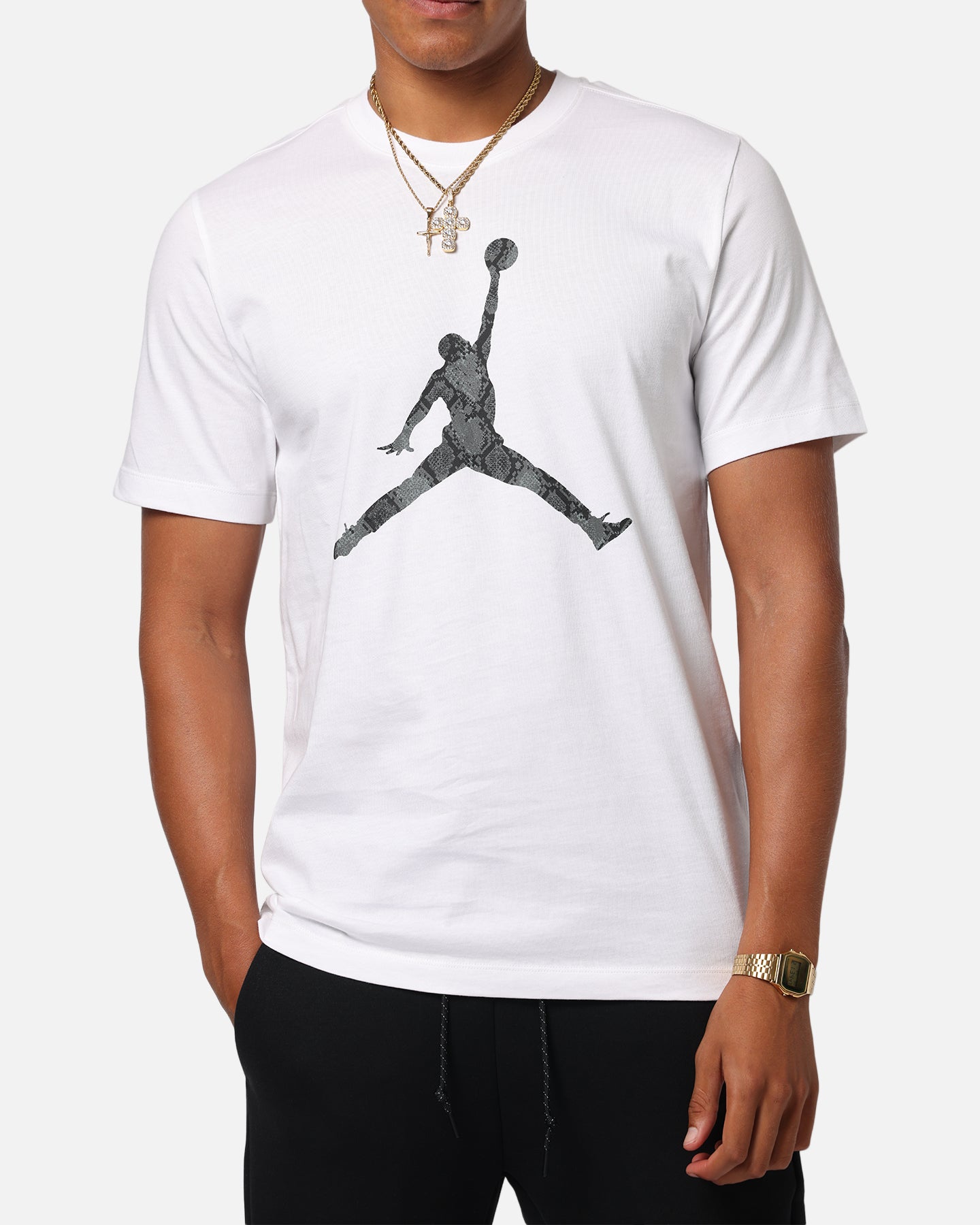 nike jordan jumpman t shirt white