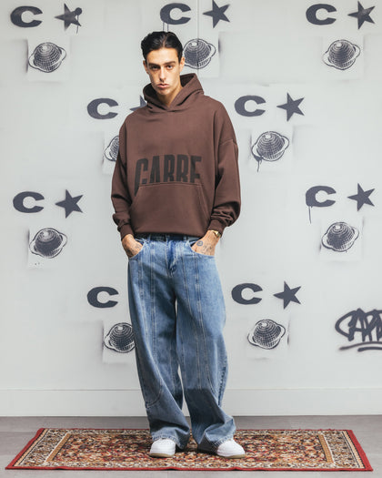 Carre Premium Essentials Hoodie Chocolate