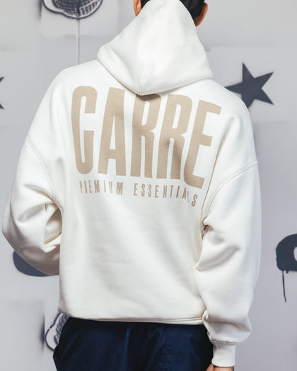 Carre Premium Essentials Hoodie Cream