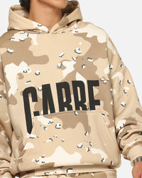 Carre Premium Essentials Hoodie Brown Camo