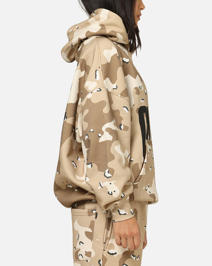 Carre Premium Essentials Hoodie Brown Camo