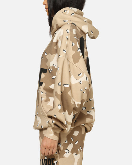 Carre Premium Essentials Hoodie Brown Camo