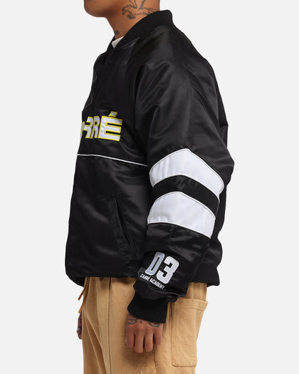 Carre Rally Panelled Bomber Jacket Black