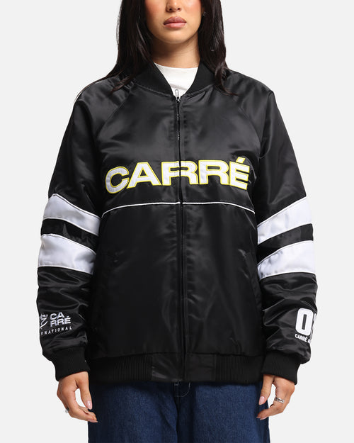 Carre Rally Panelled Bomber Jacket Black