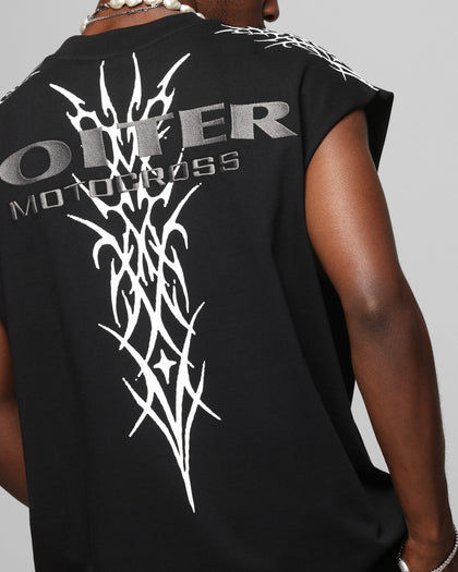 Loiter Cyber Muscle T-Shirt Black
