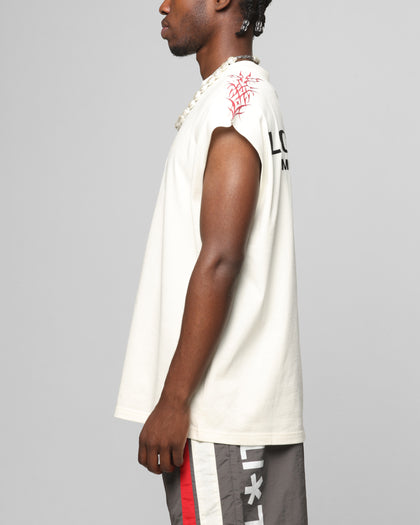 Loiter Cyber Muscle T-Shirt Off White