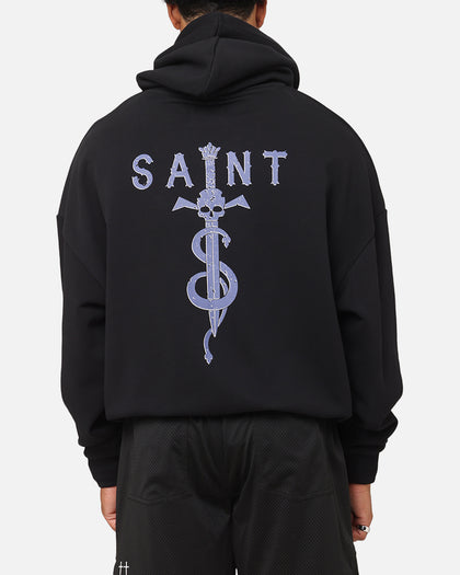 Saint Morta Daggers Boxy Hoodie Black/Purple