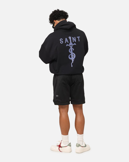 Saint Morta Daggers Boxy Hoodie Black/Purple