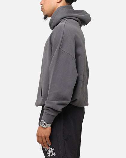 Saint Morta Destiny Rising Boxy Hoodie Washed Black