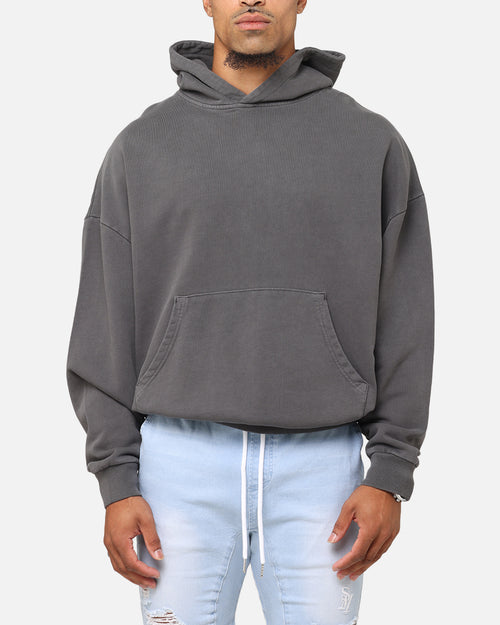 Saint Morta Pericles Applique Hoodie Washed Charcoal