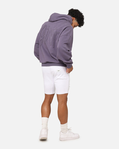 Saint Morta Pericles Applique Hoodie Purple