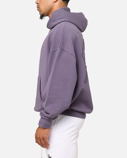 Saint Morta Pericles Applique Hoodie Purple