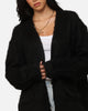 XXIII Fuzzy Cardigan Black