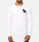 Saint Morta Gothic Monogram El Duplo Long Sleeve T-Shirt White