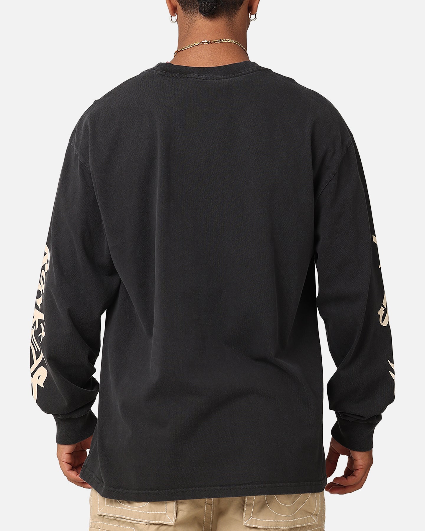 Mitchell & Ness Houston Rockets Tag Long Sleeve T-Shirt Faded