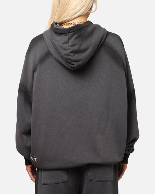 Saint Morta Contrast Wash Hoodie Black Wash