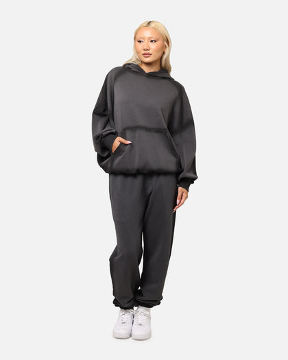 Saint Morta Contrast Wash Hoodie Black Wash