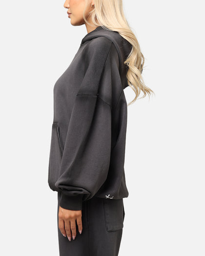 Saint Morta Contrast Wash Hoodie Black Wash