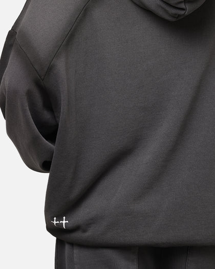 Saint Morta Contrast Wash Hoodie Black Wash