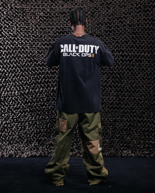 Goat Crew X Call Of Duty Black Ops 2 Heavy T-Shirt Vintage Black