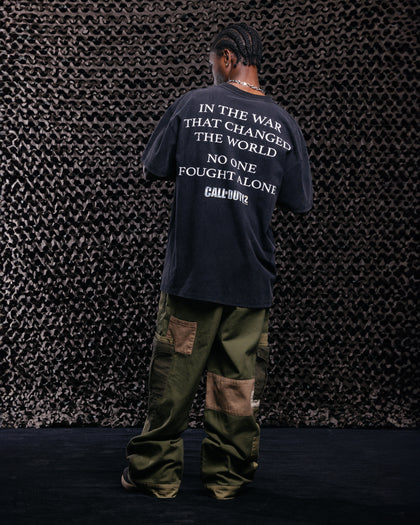 Goat Crew X Call Of Duty Call Of Duty 2 Heavy T-Shirt Vintage Black