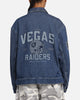 New Era Las Vegas Raiders NFL Denim Jacket Dark Blue