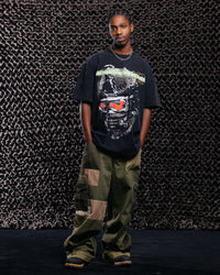 73Studio X Call Of Duty Modern Warfare 2 Vintage T-Shirt Black Acidwash