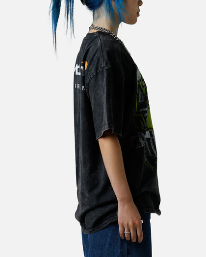 Culture Kings X Mclaren Lando Norris 'Vegas Grand Prix 2024' Helmet T-Shirt Black Acidwash