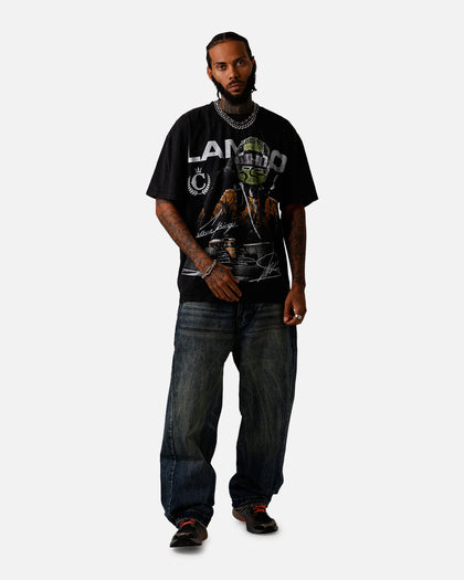 Culture Kings X Mclaren Lando Norris 'Vegas Grand Prix 2024' Signature T-Shirt Black Acidwash