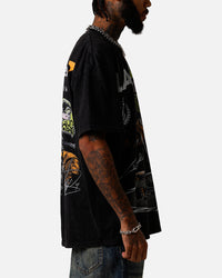 Culture Kings X Mclaren Lando Norris 'Vegas Grand Prix 2024' Signature T-Shirt Black Acidwash