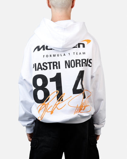 Culture Kings X Mclaren 'Las Vegas Grand Prix 2024' Piastri And Norris Hoodie White