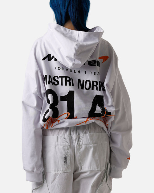 Culture Kings X Mclaren 'Las Vegas Grand Prix 2024' Piastri And Norris Hoodie White
