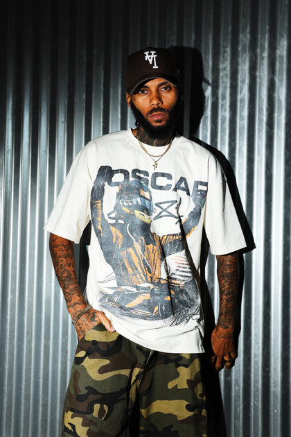 Culture Kings X Mclaren Oscar Piastri 'Vegas Grand Prix 2024' Signature T-Shirt Off White