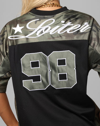 Loiter End Zone Jersey Black/Camo