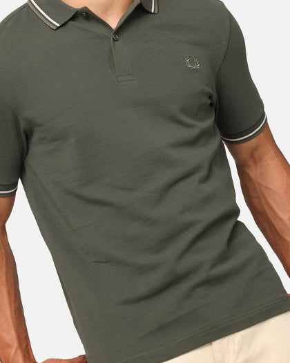 Fred Perry Twin Tipped Polo Shirt Hunter Green