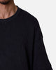 MNML Double Layer Acid Washed T-Shirt Black