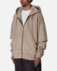 MNML Double Layer Zipper Sweater Washed Earth