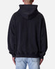 MNML Raw Stitch Hoodie Black