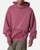 MNML Raw Stitch Hoodie Purple