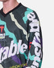 MNML Unstable Moto Long Sleeve T-Shirt Mint/Multi