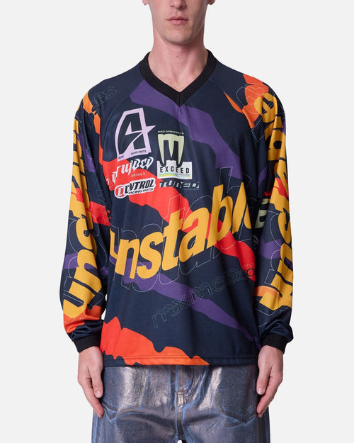 MNML Unstable Moto Long Sleeve T-Shirt Orange Multi